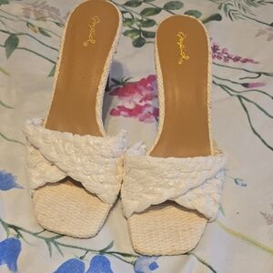 Women Luxury White Heel